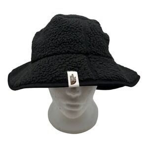 The North Face Black Fleece Cragmont Bucket Hat NWT Size S/M Unisex Winter Cap‎